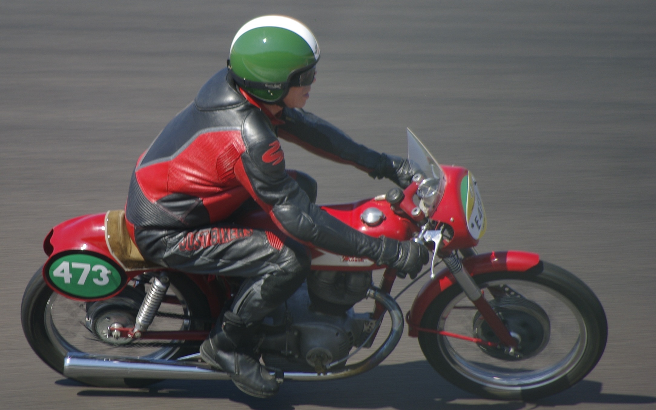 Doug at the Coupe Moto de Legende 2012