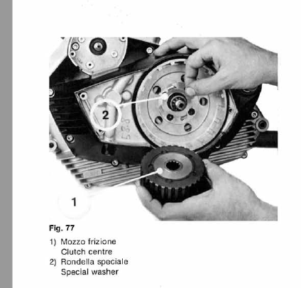 Clutch special washer