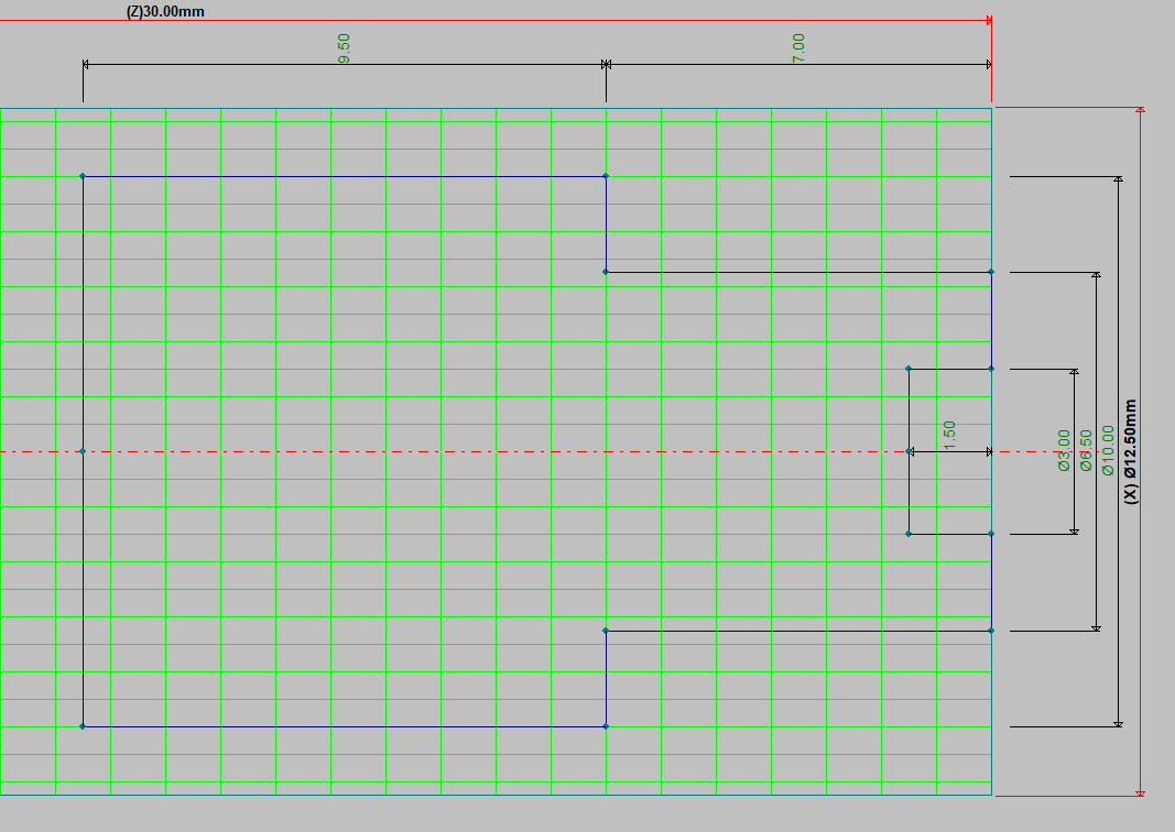 Dimensioned drawing